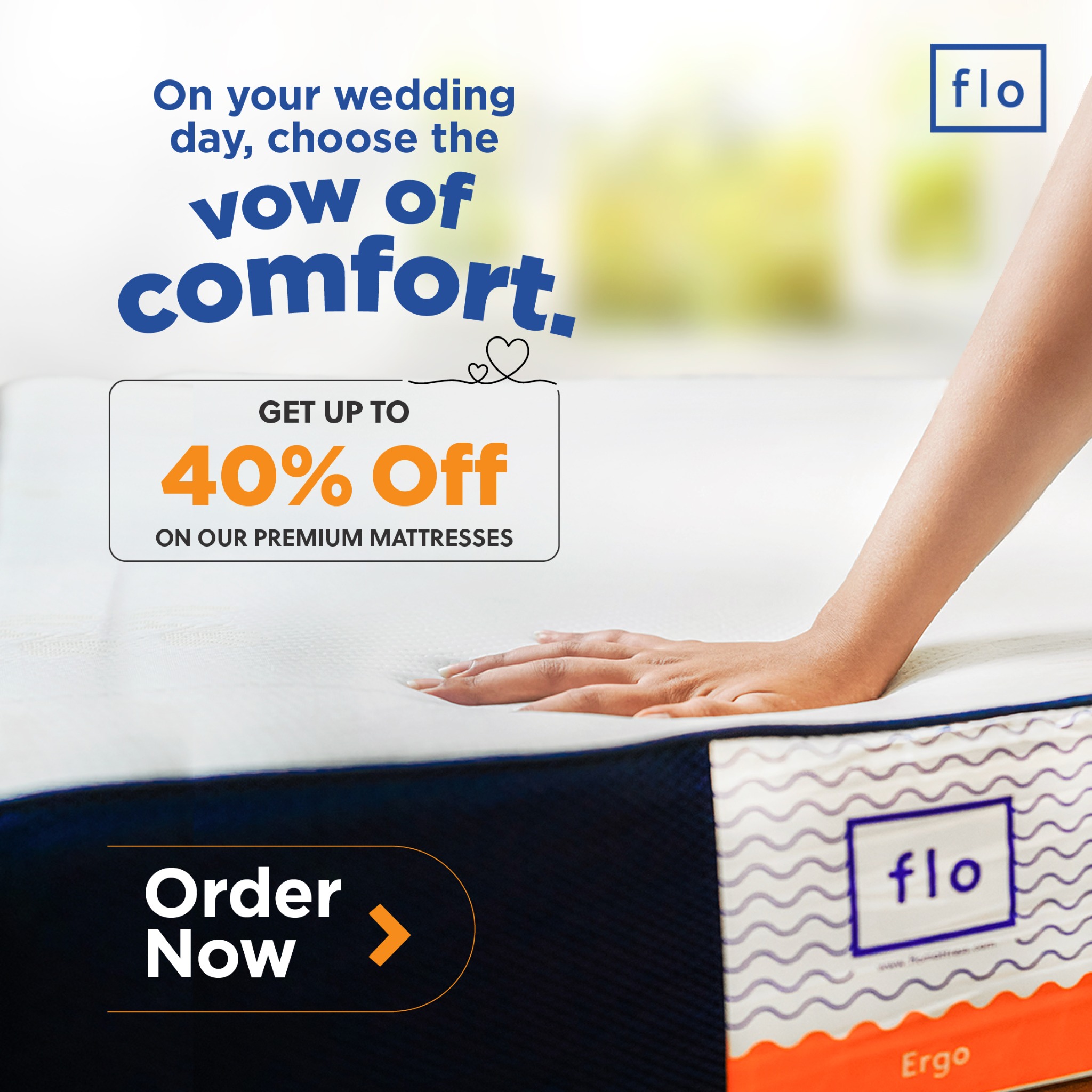 Flo Mattress Facebook ad