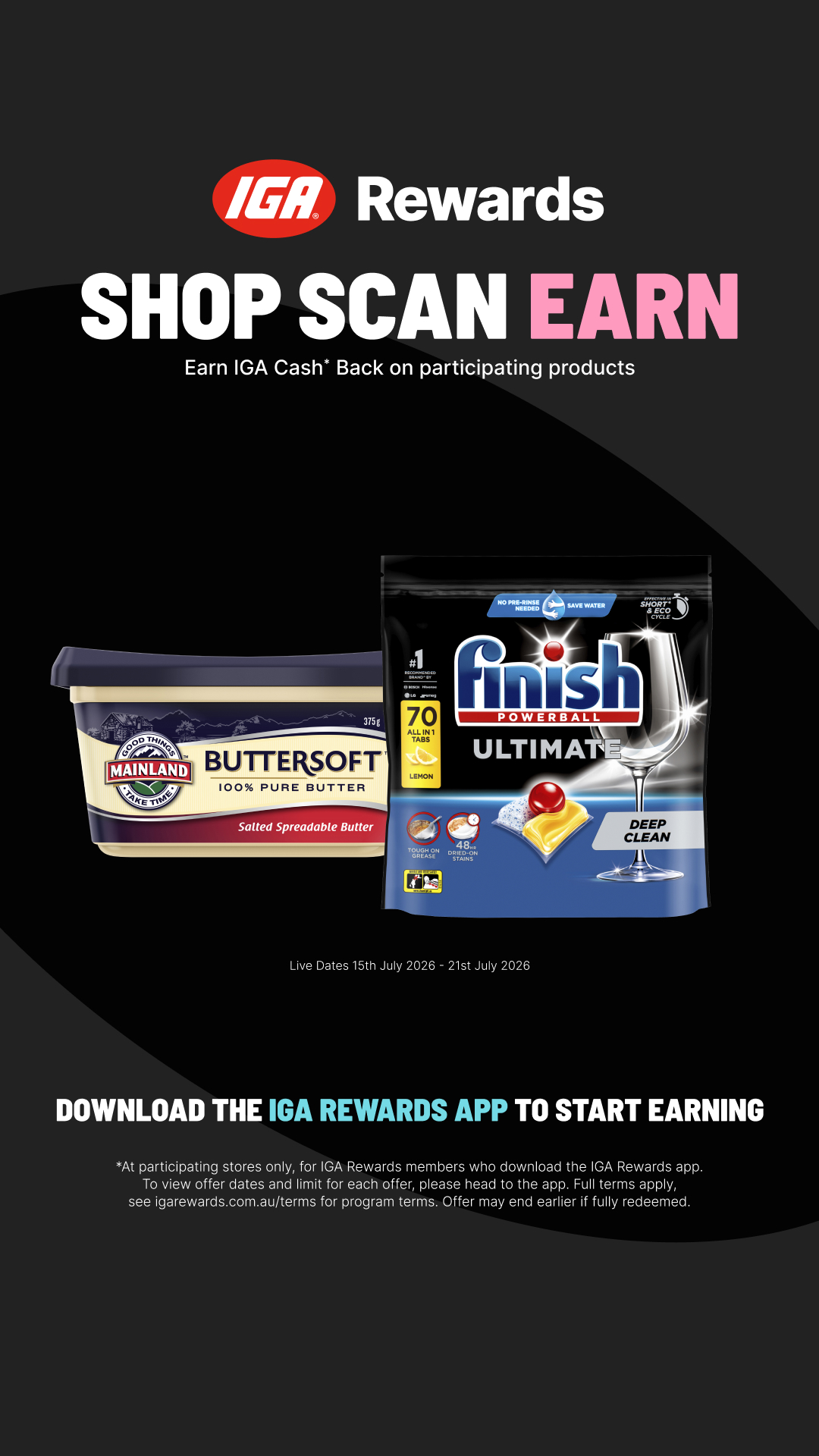 IGA Rewards Facebook ad