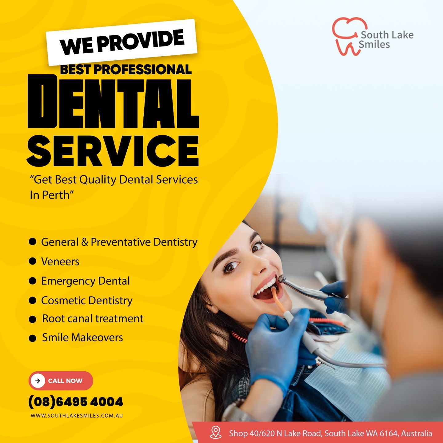 South Lake Smiles Facebook ad: No1 Dental Clinic In South Lake