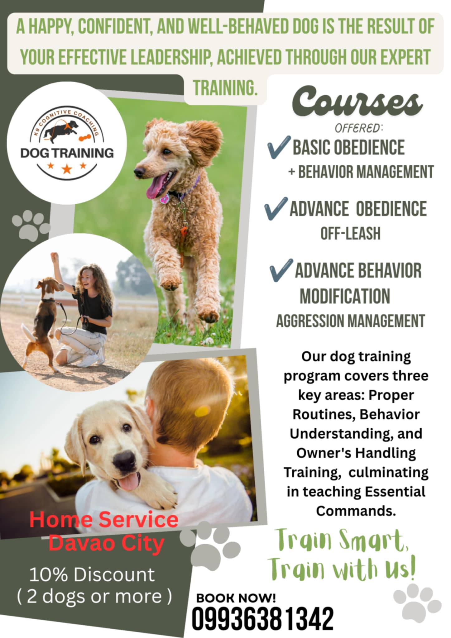 K9 Cognitive Coaching Facebook ad: Get 10% off! Don't wait! Spots are limited!