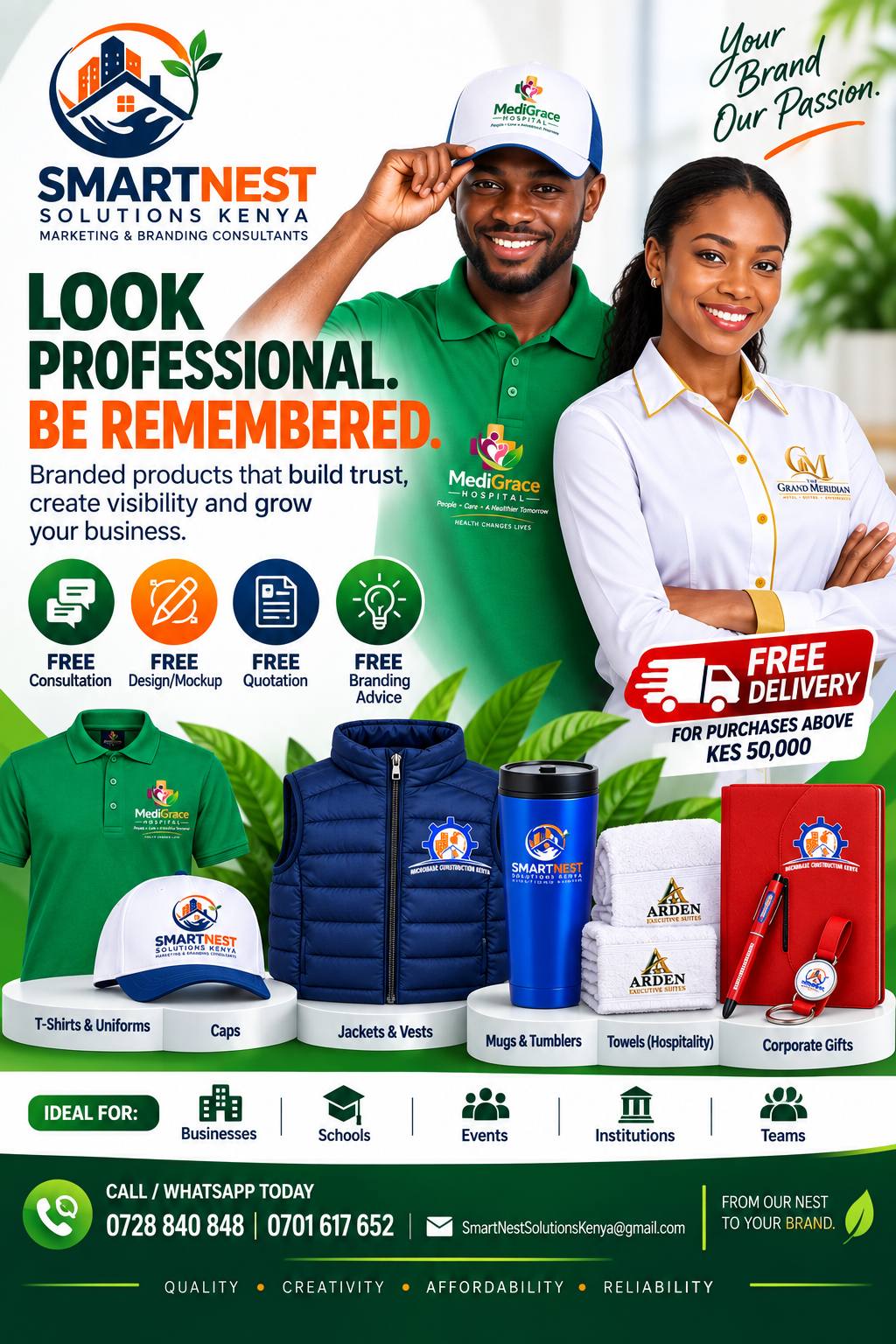 SmartNest Solutions Facebook ad: YOUR BRAND DESERVES TO BE SEEN!