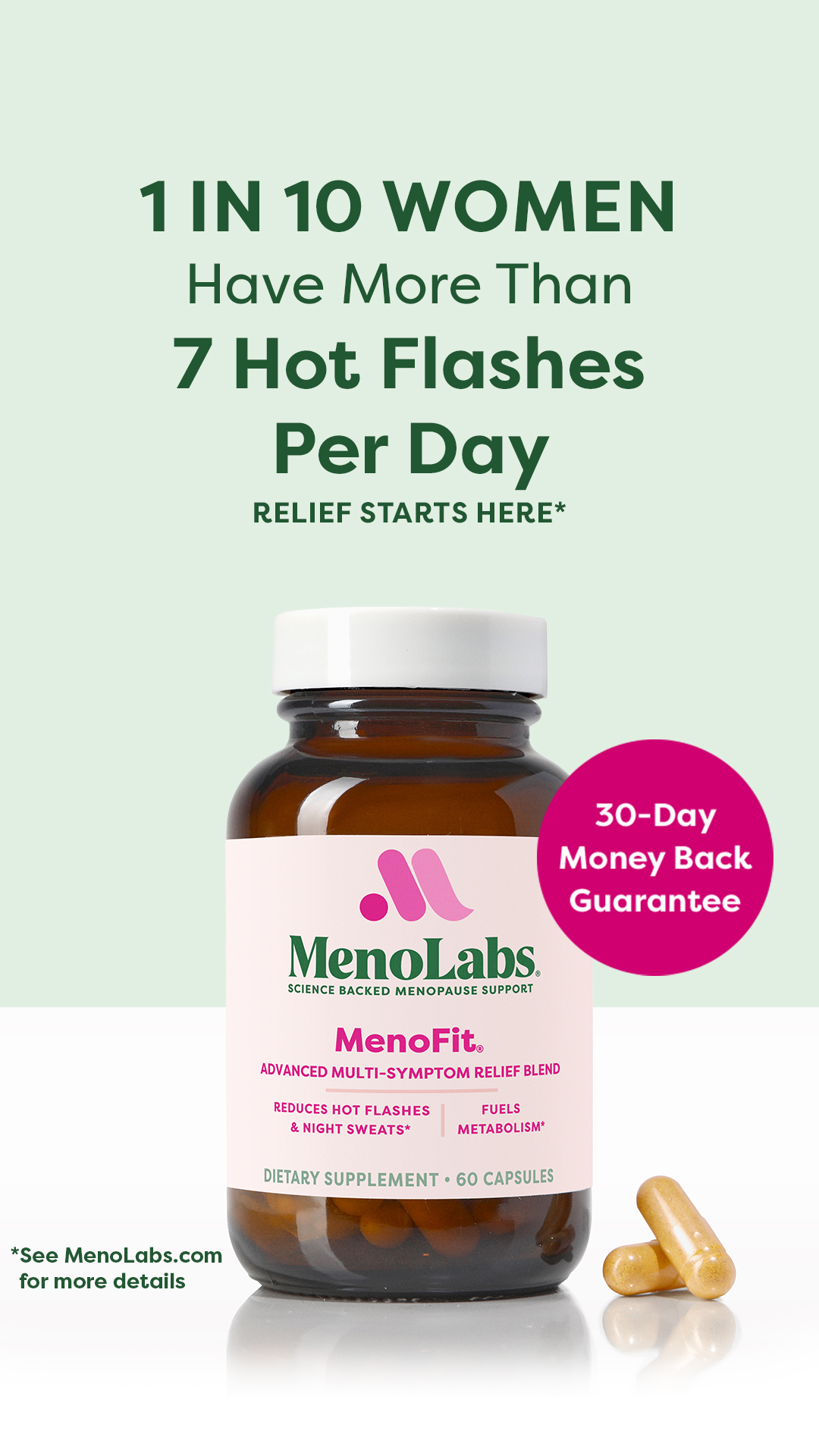 MenoLabs Facebook ad