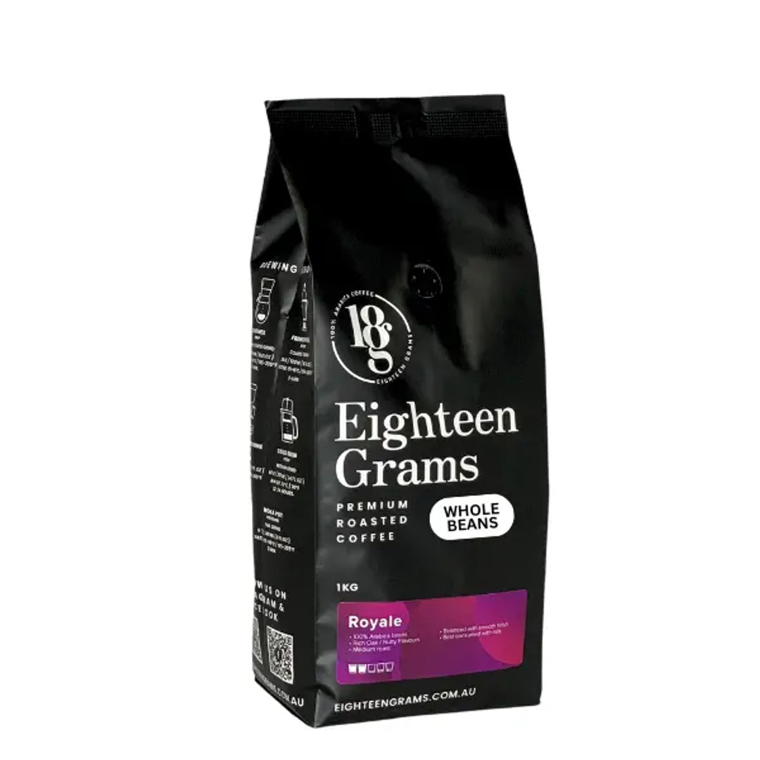18 Grams Coffee Facebook ad: From freshly roasted single origin coffee to premium…