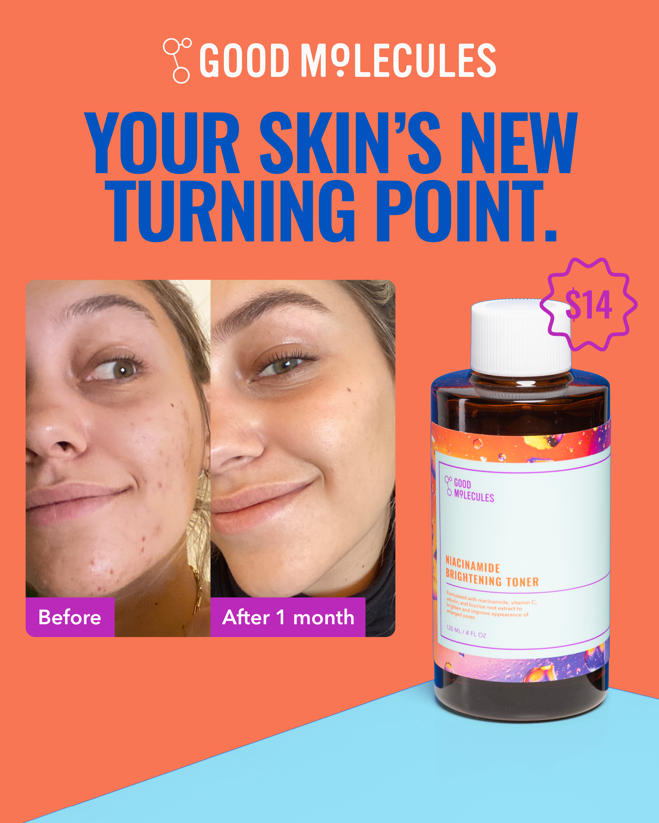 Good Molecules Facebook ad