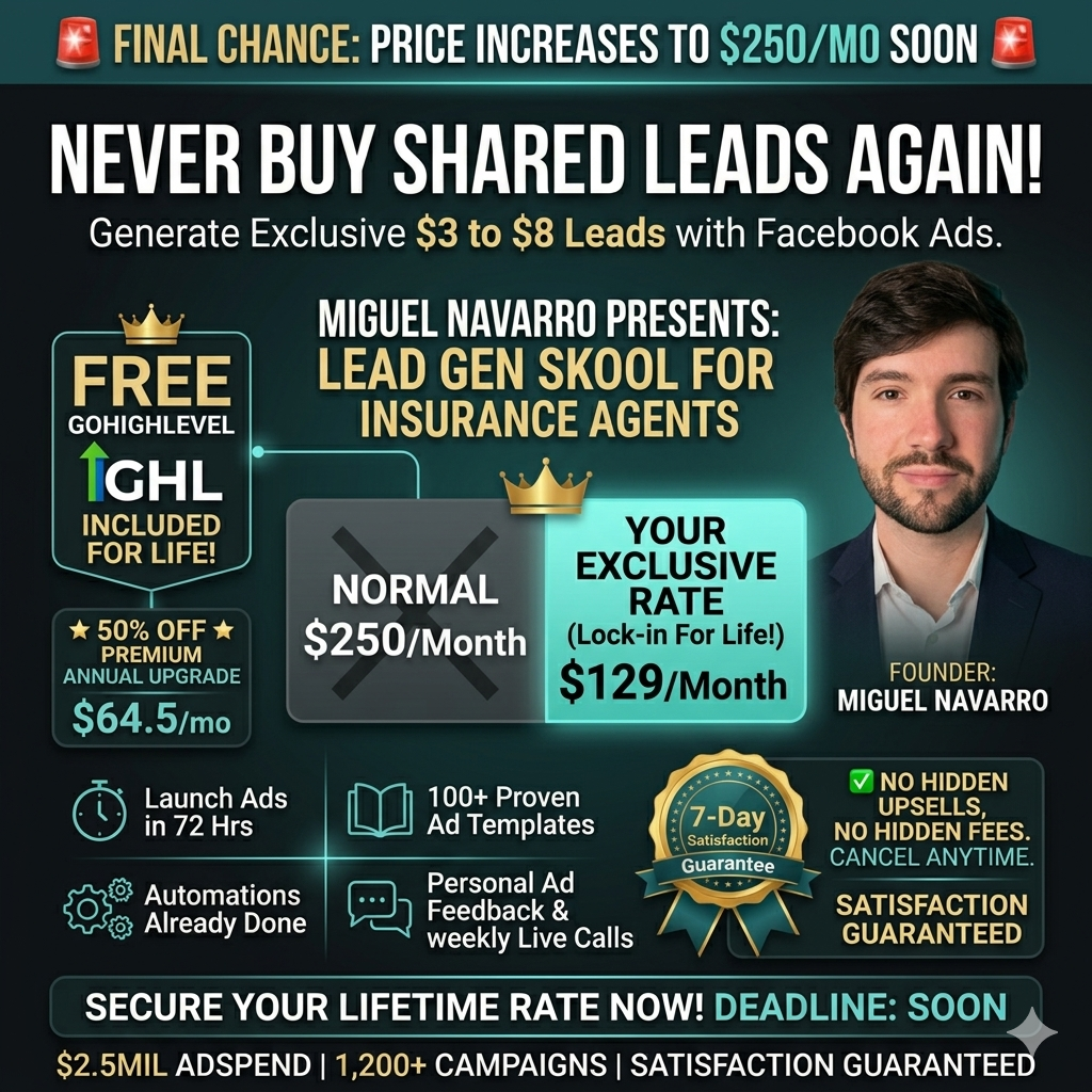 Miguel Navarro Facebook ad