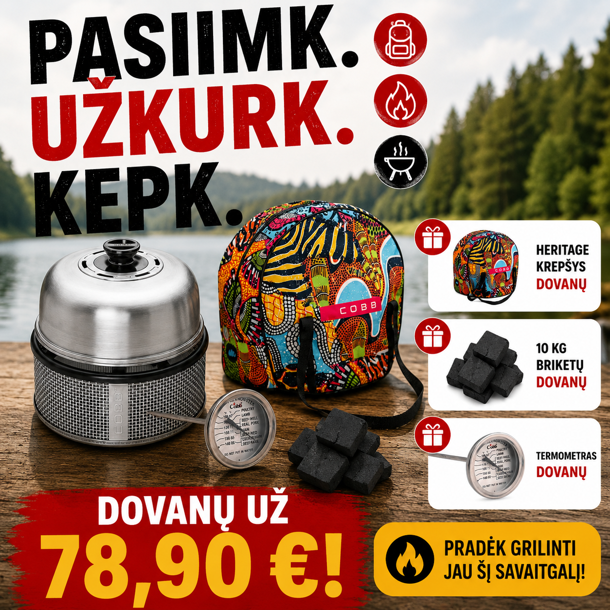 Griliai.lt Facebook ad