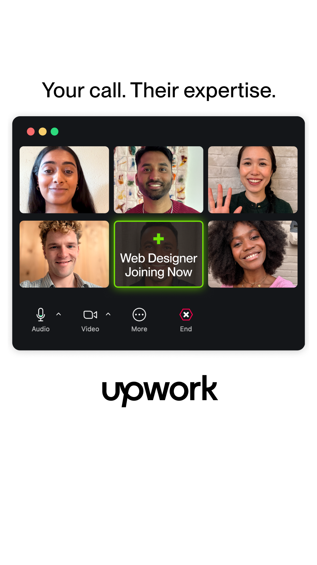 Upwork Facebook ad