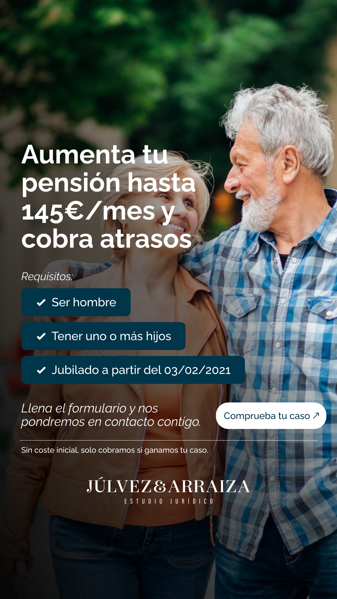 Júlvez y Arraiza Facebook ad from Nov 7, 2025
