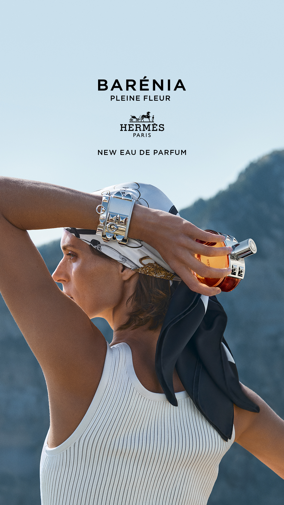 Hermès Facebook ad: Barénia Pleine Fleur reveals a new floral facet…