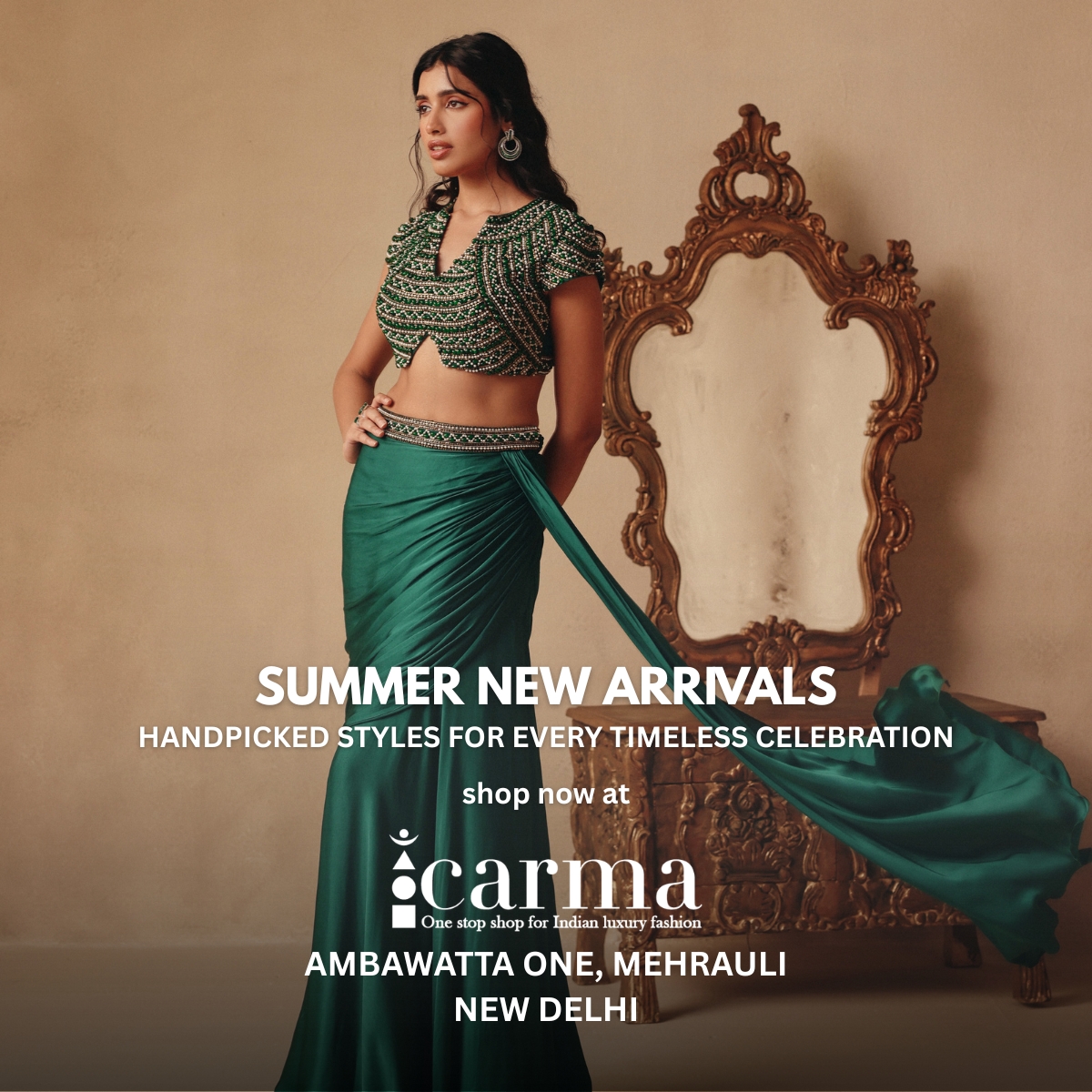 Carma India Facebook ad: Summer’s Most Coveted Arrivals.