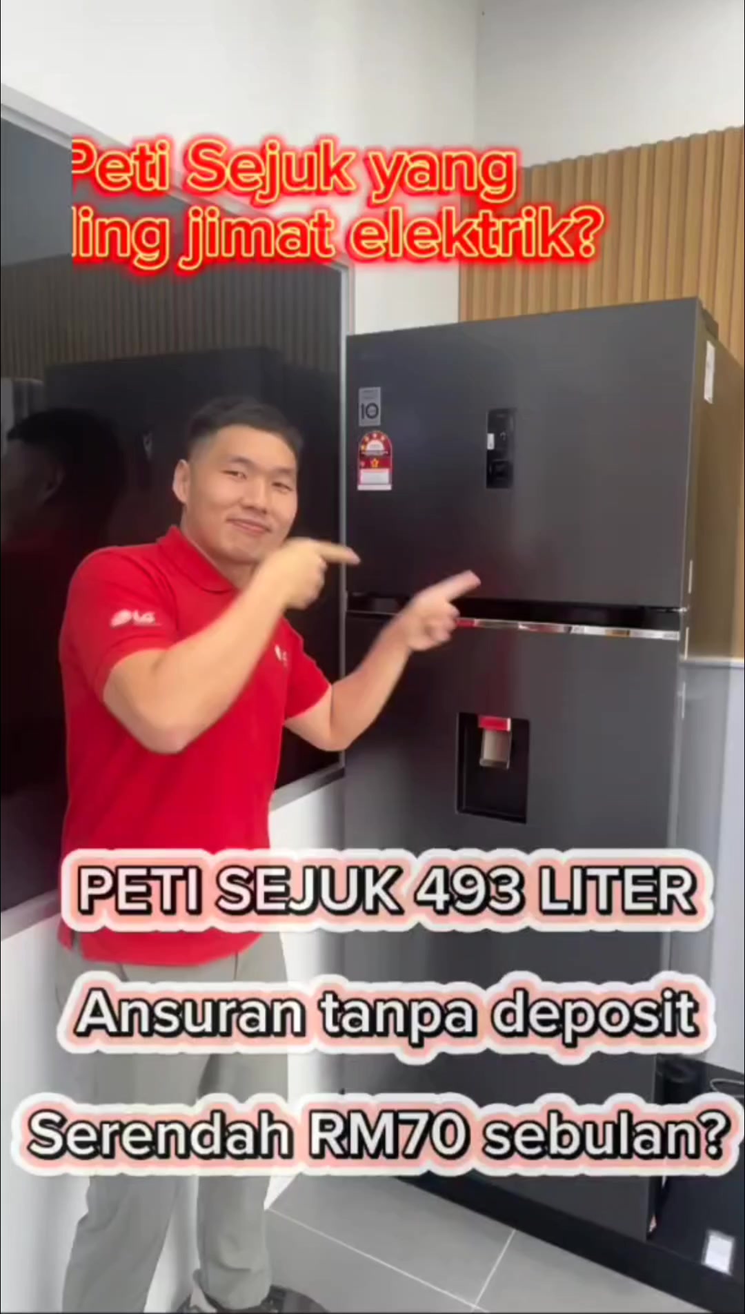 LG Puricare E-Store Borneo Facebook ad: Peti Sejuk Bajet