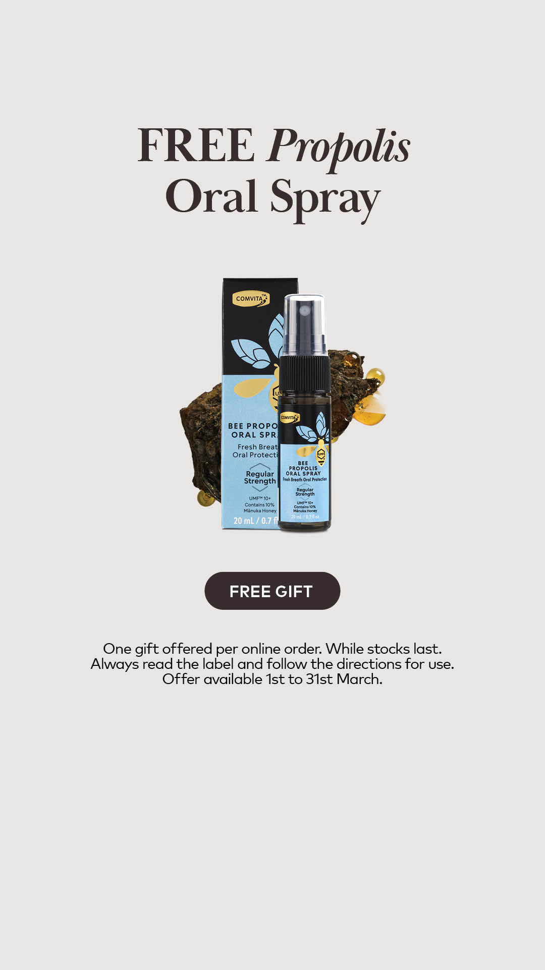 Comvita New Zealand Facebook ad