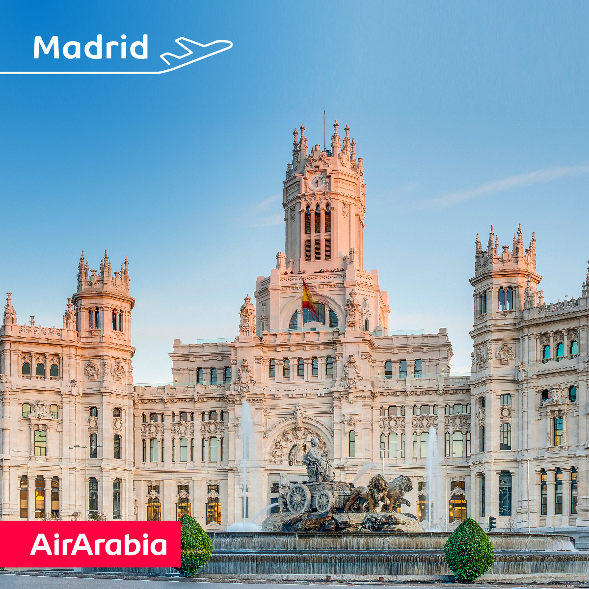 Air Arabia Facebook ad