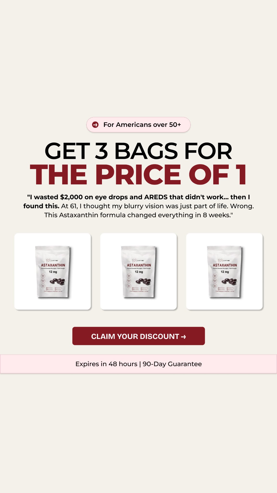 Clarity MD Facebook ad