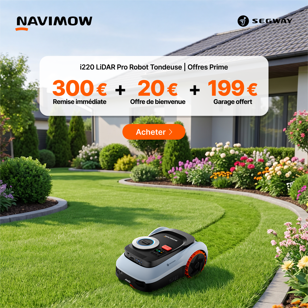 Segway Navimow FR Facebook ad
