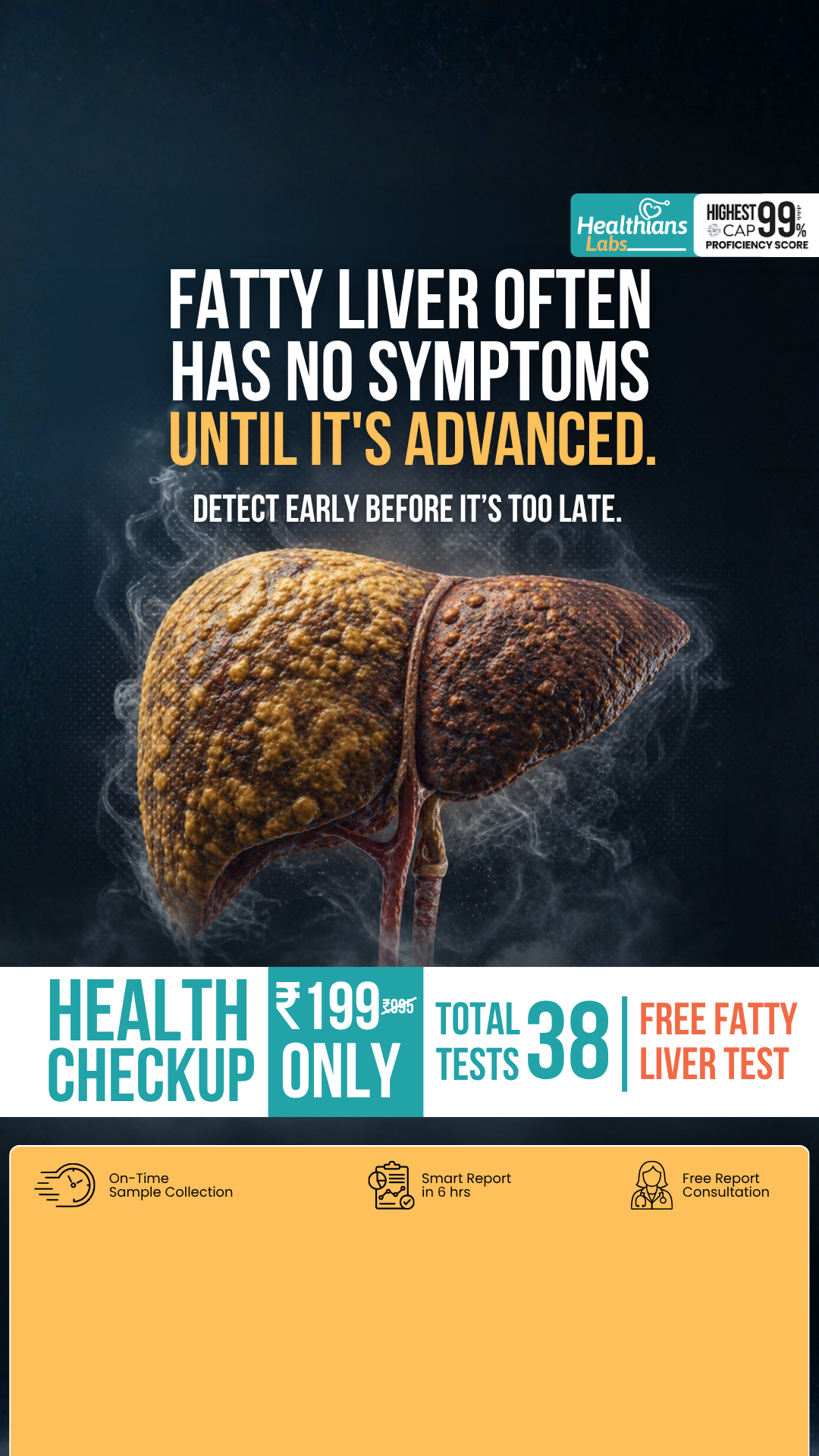 Healthians Facebook ad