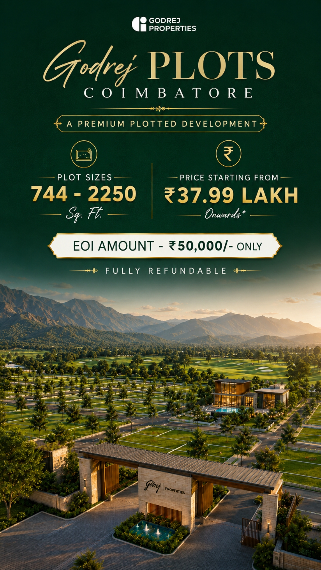 New Godrej's Properties Facebook ad