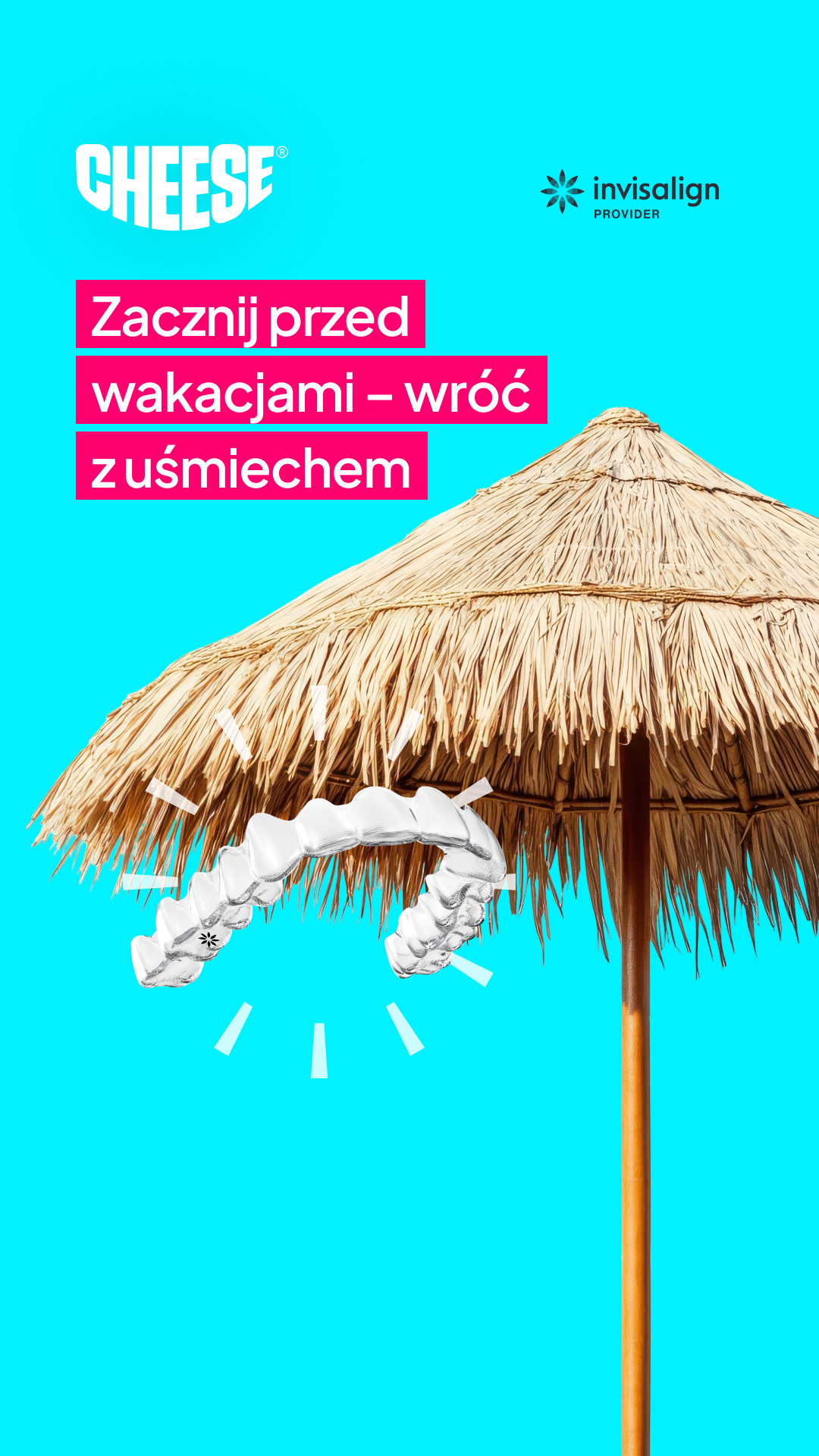 Cheese Ortodoncja Przyszłości Facebook ad