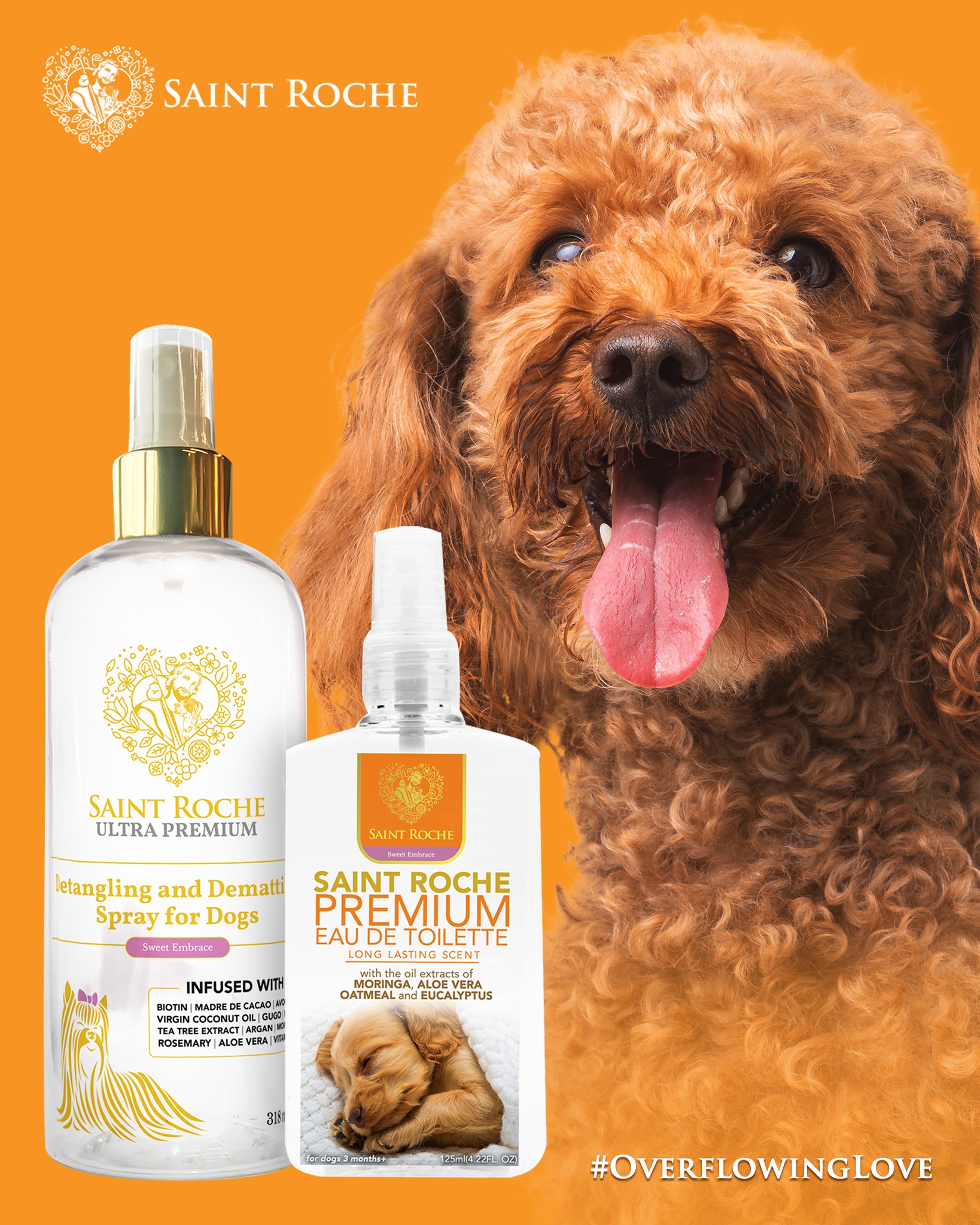 Saint Roche Premium Dog Shampoo Facebook ad