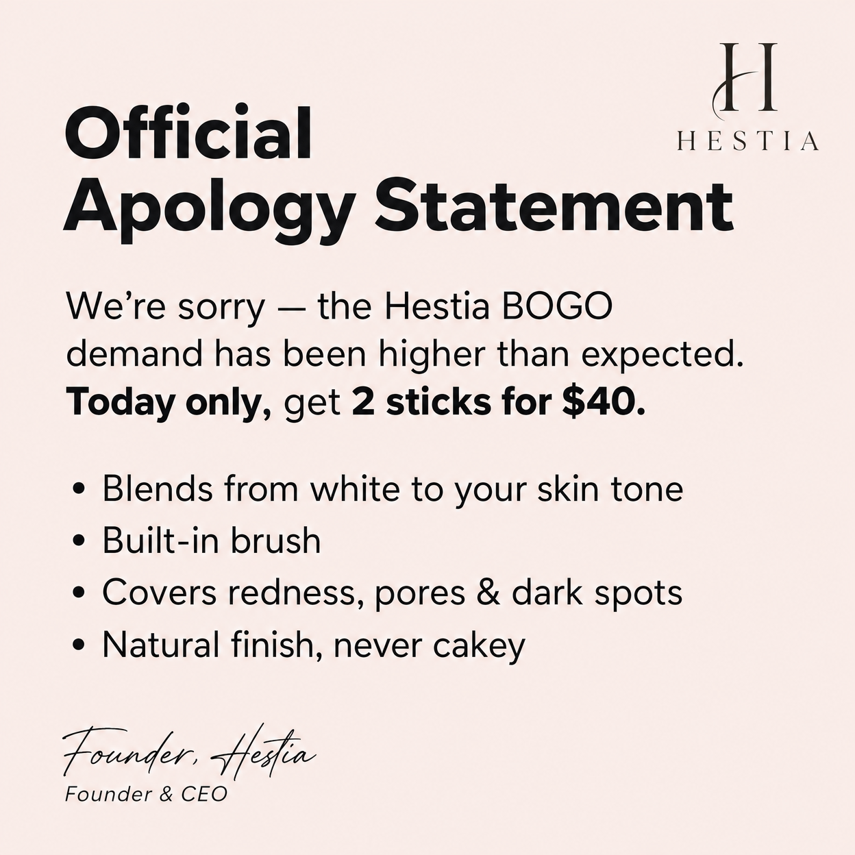 Hestia Facebook ad