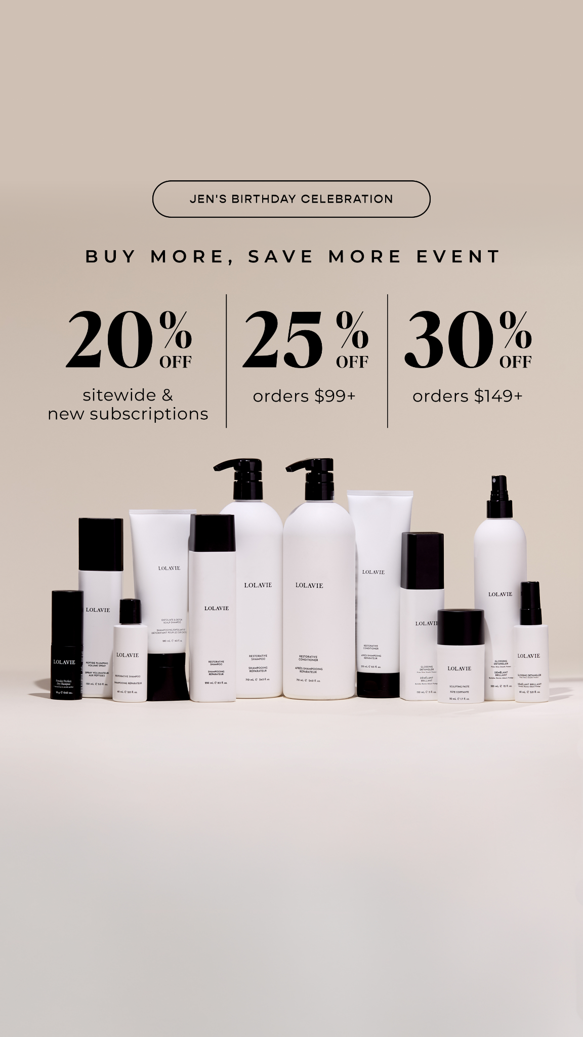 LolaVie Facebook ad