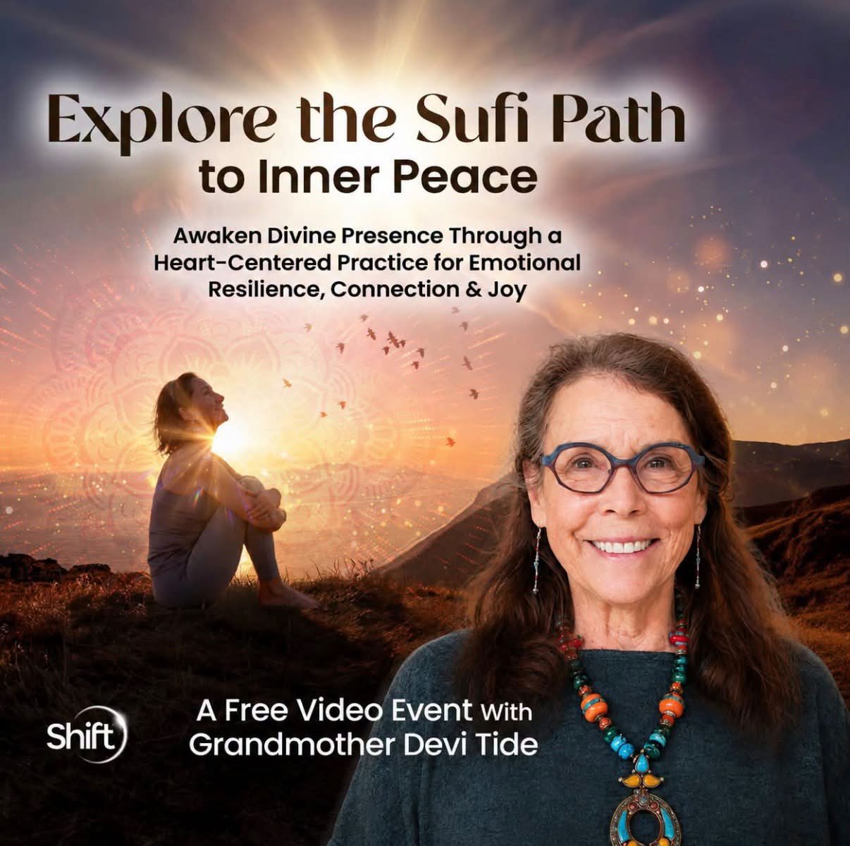 Grandmother Flordemayo Facebook ad: Explore the Sufi Path to Inner Peace