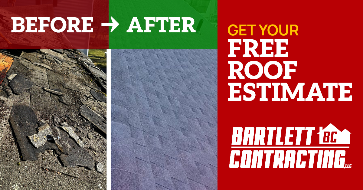 Bartlett Contracting Roofing, Siding, Windows Facebook ad