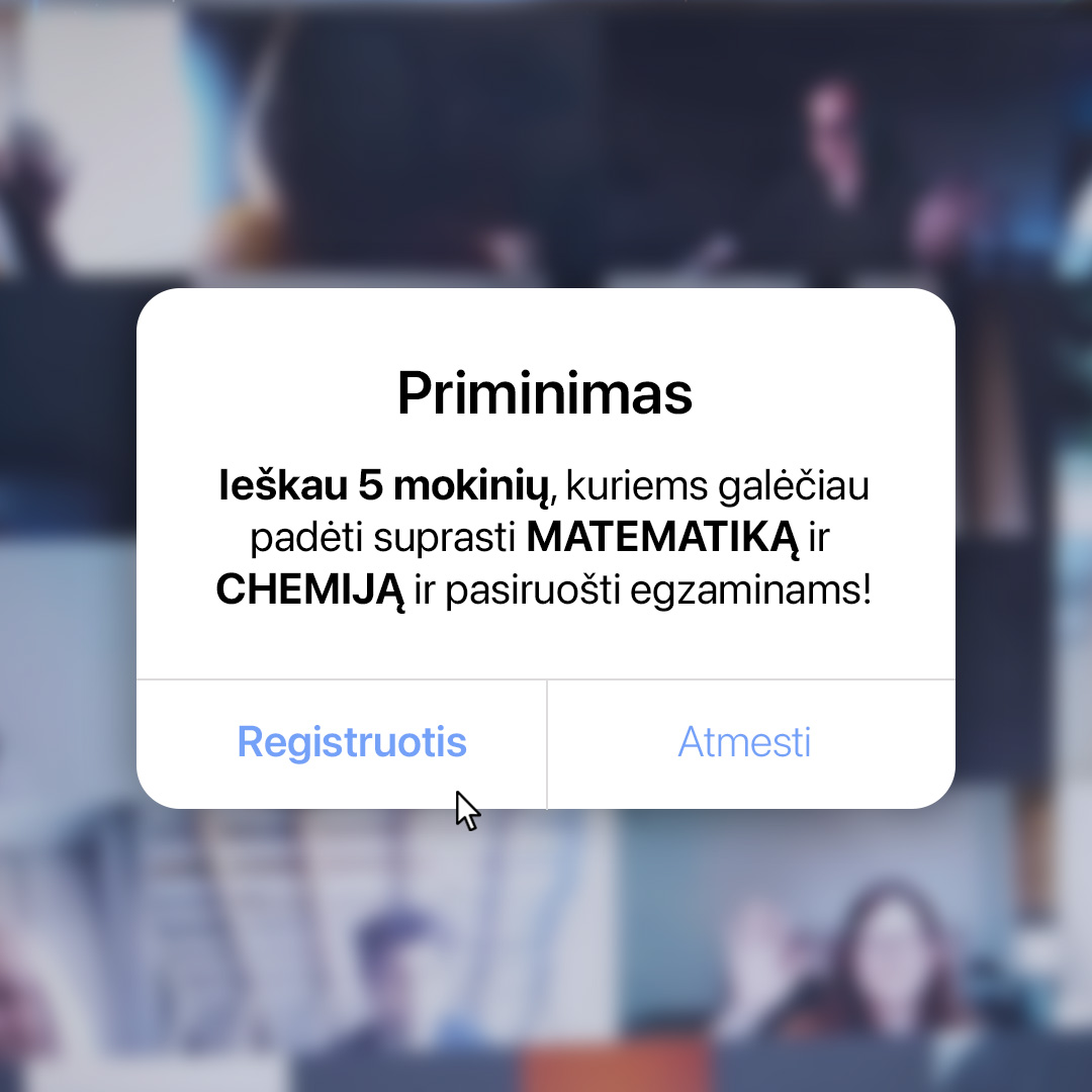 Matematikos mokytoja Silvija Facebook ad
