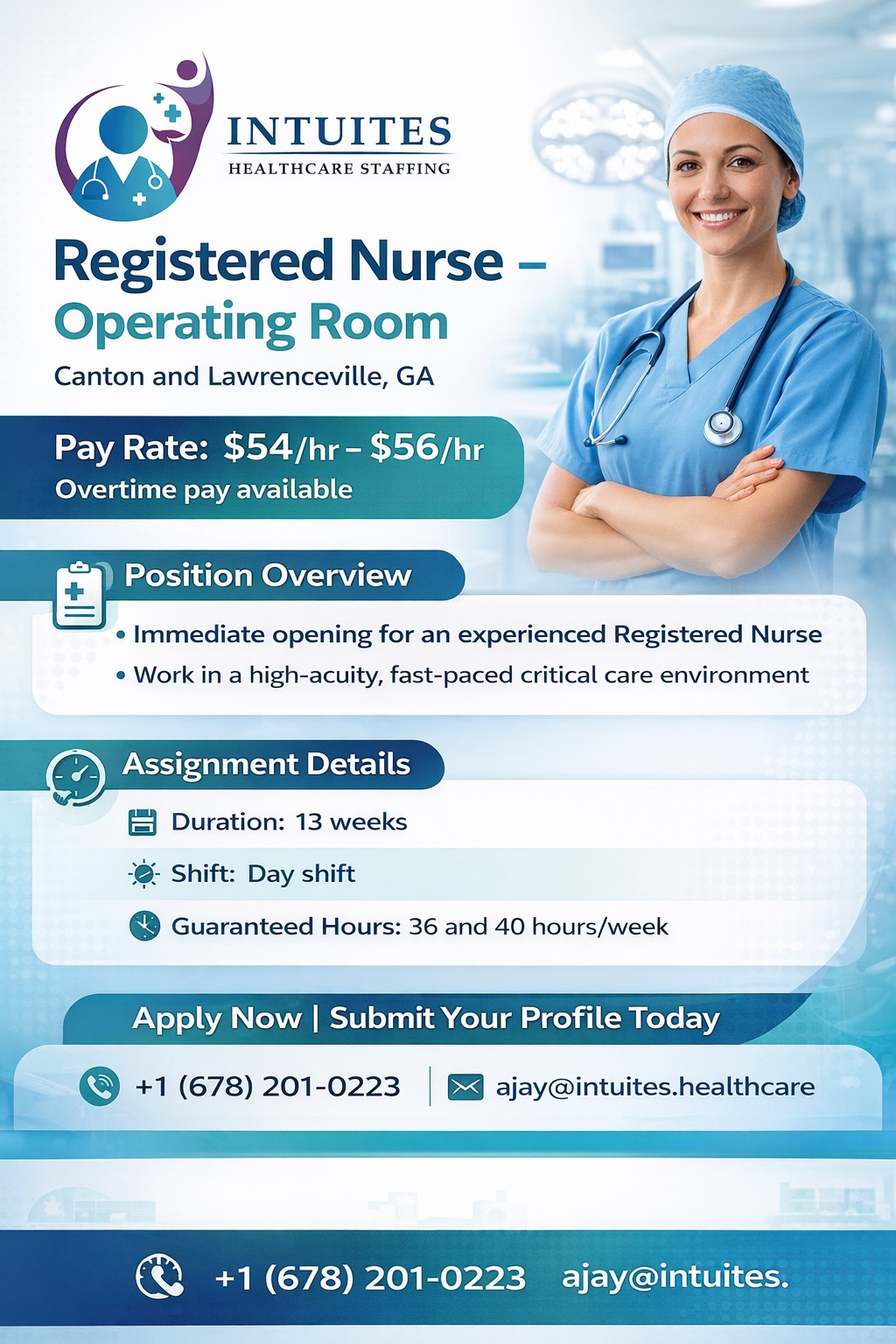 Intuites Healthcare Staffing Facebook ad