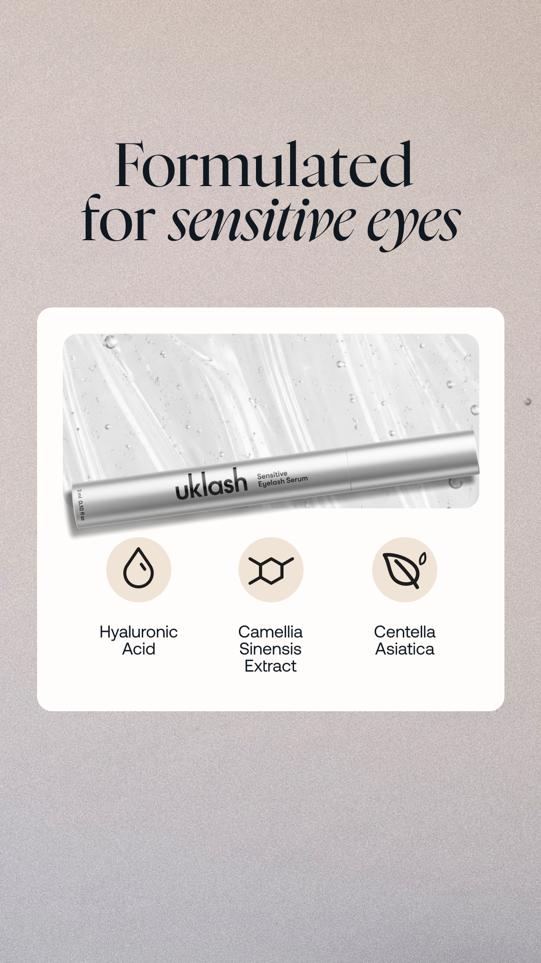 Uklash Facebook ad
