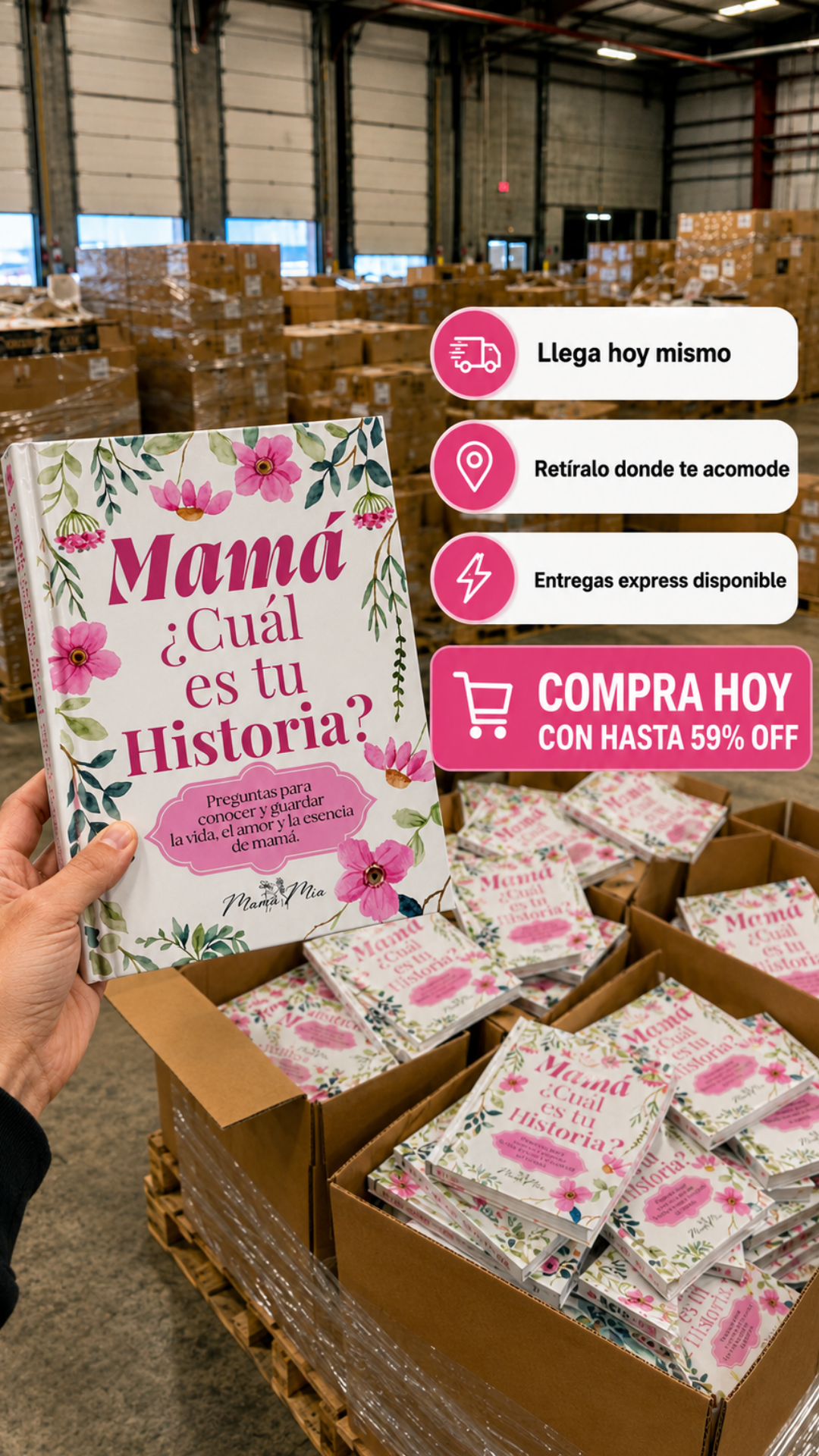 MamáMía Chile Facebook ad