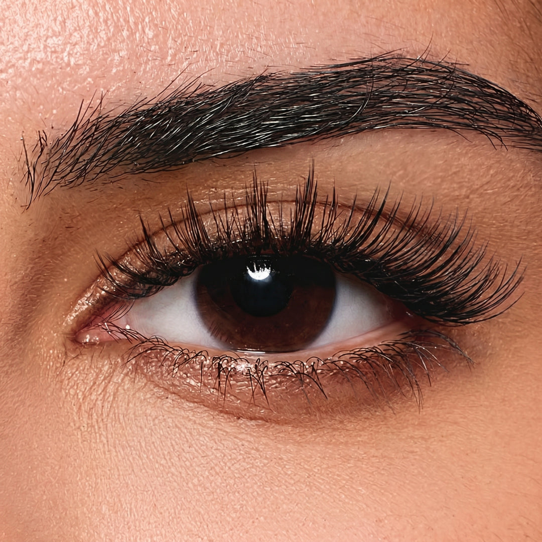 LASHYBAE Facebook ad: Applying false lashes shouldn't feel like a science…
