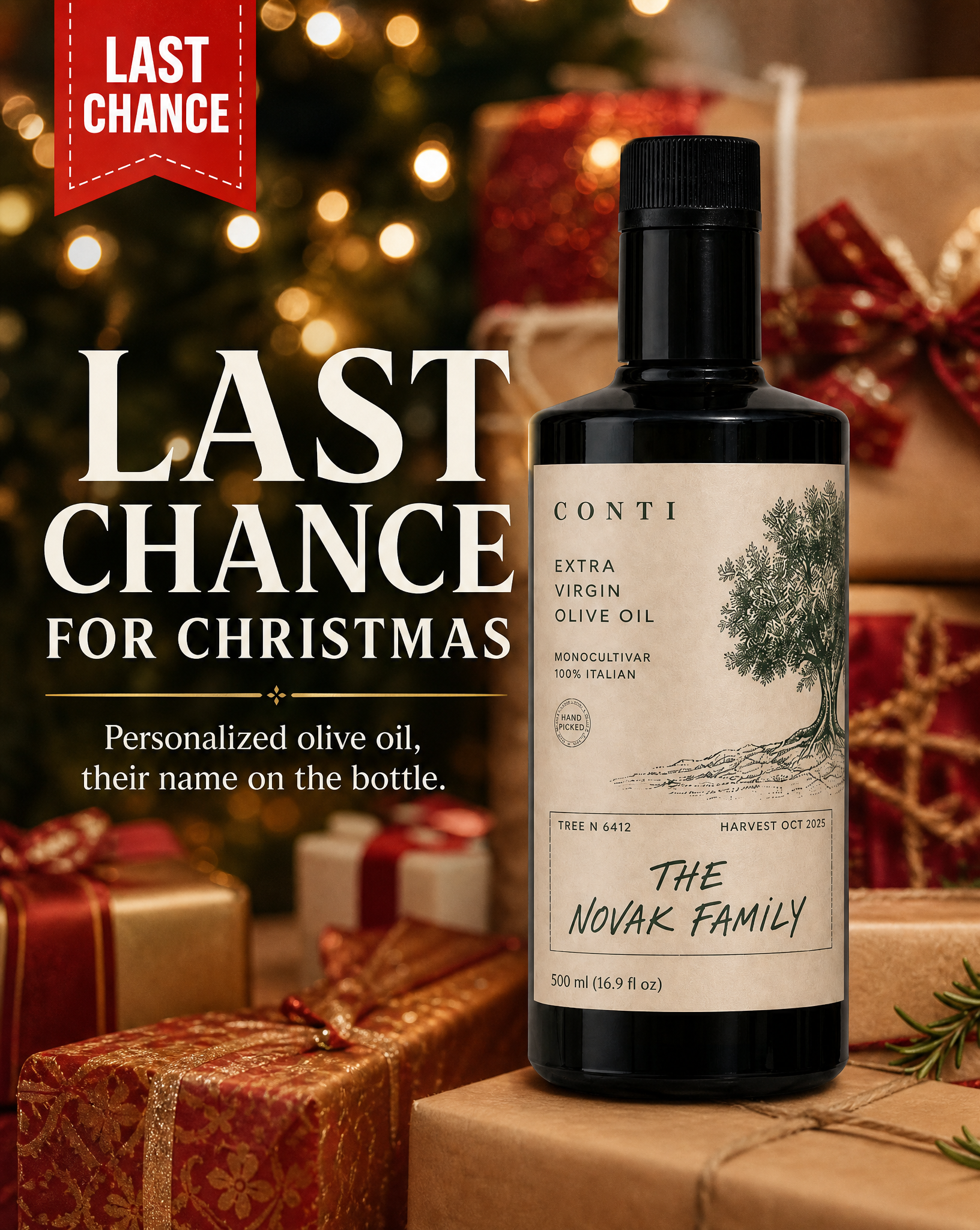 My Olive Tree Facebook ad: Only a few available!