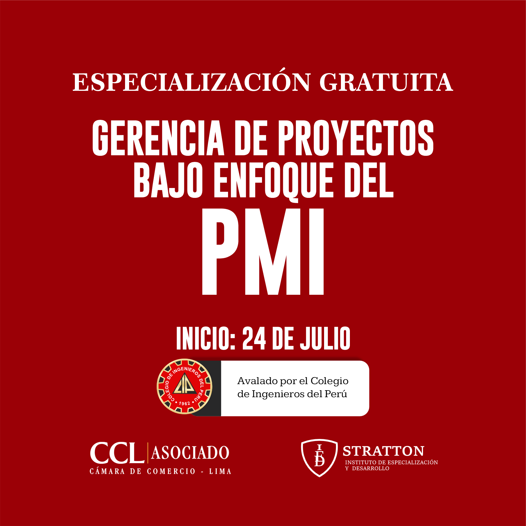 Stratton IED - Instituto de Especialización y Desarrollo Facebook ad: Vacantes Limitadas