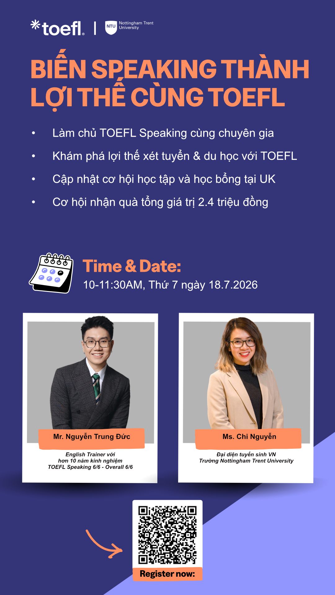 TOEFL Facebook ad