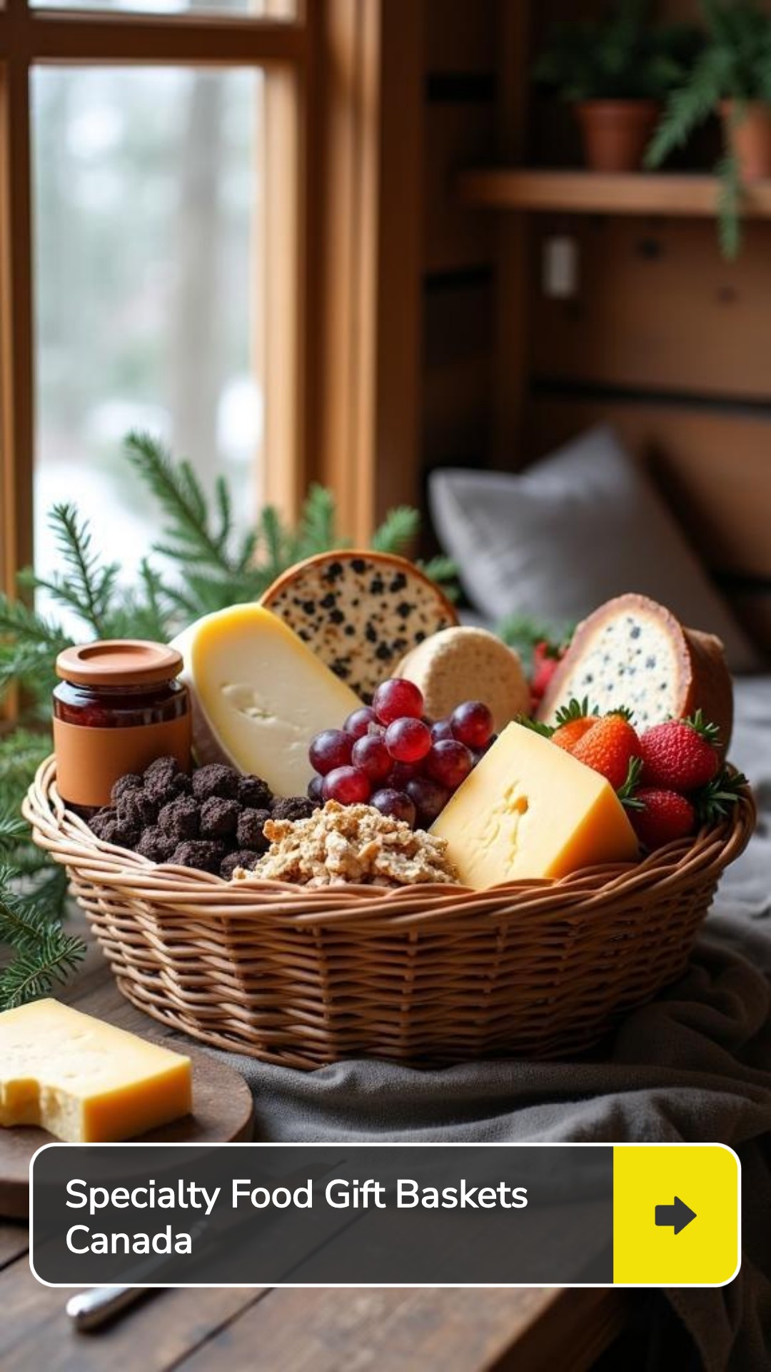 TrendingResults Headstart Facebook ad: Specialty Food Gift Baskets Canada...