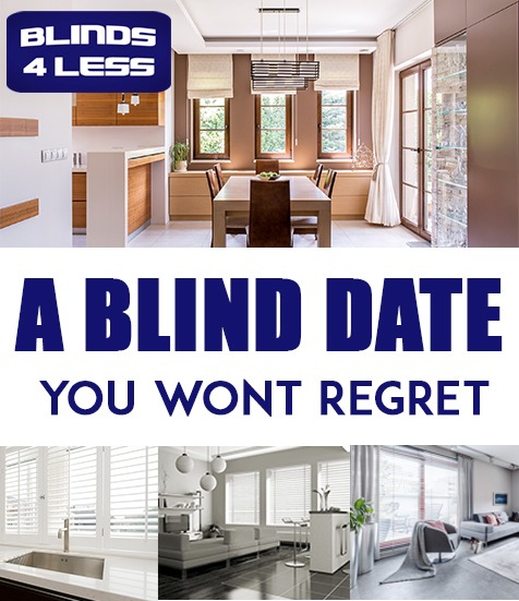 Blinds 4 Less Facebook ad: Give your home the look it deserves this…