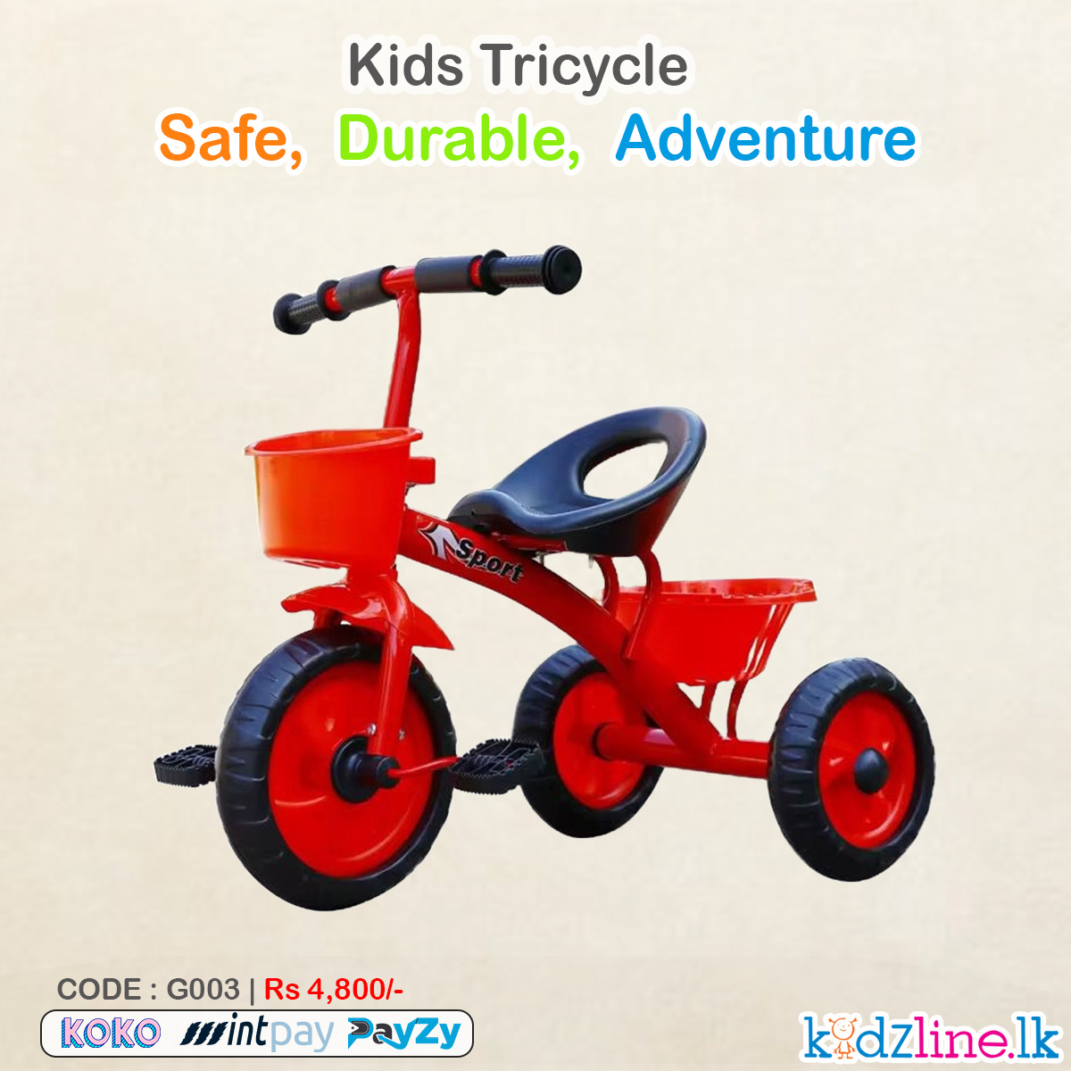 Kidzline.lk Facebook ad