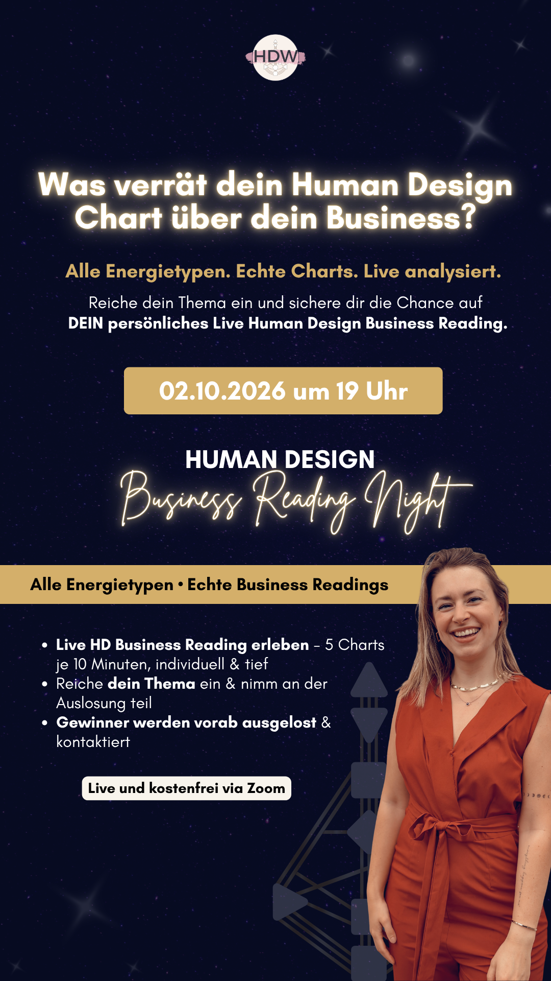 Humandesignwissen Facebook ad: Kostenloser Workshop