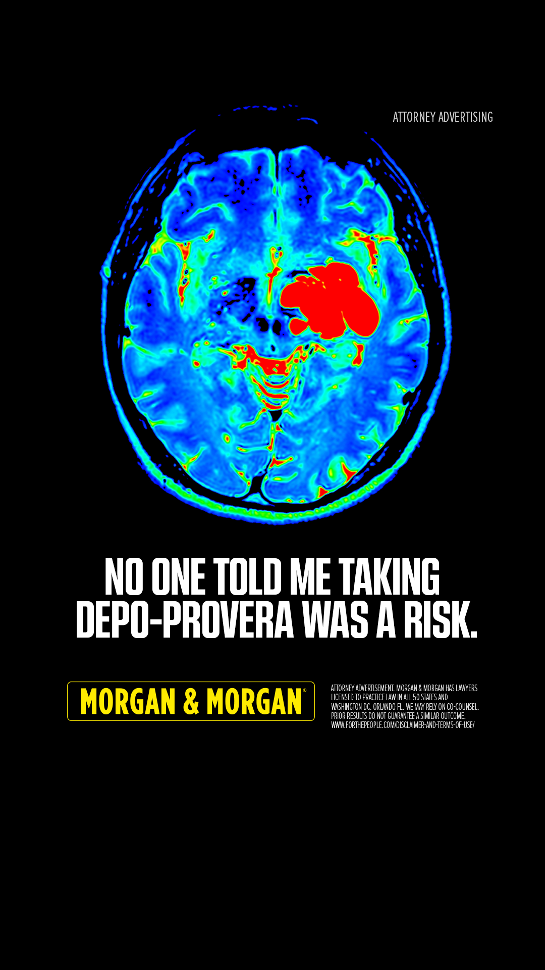 Morgan & Morgan Facebook ad