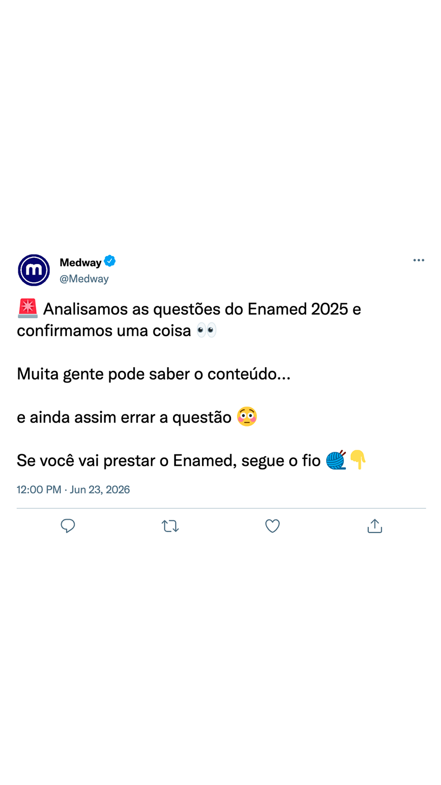 Medway - Residência Médica Facebook ad
