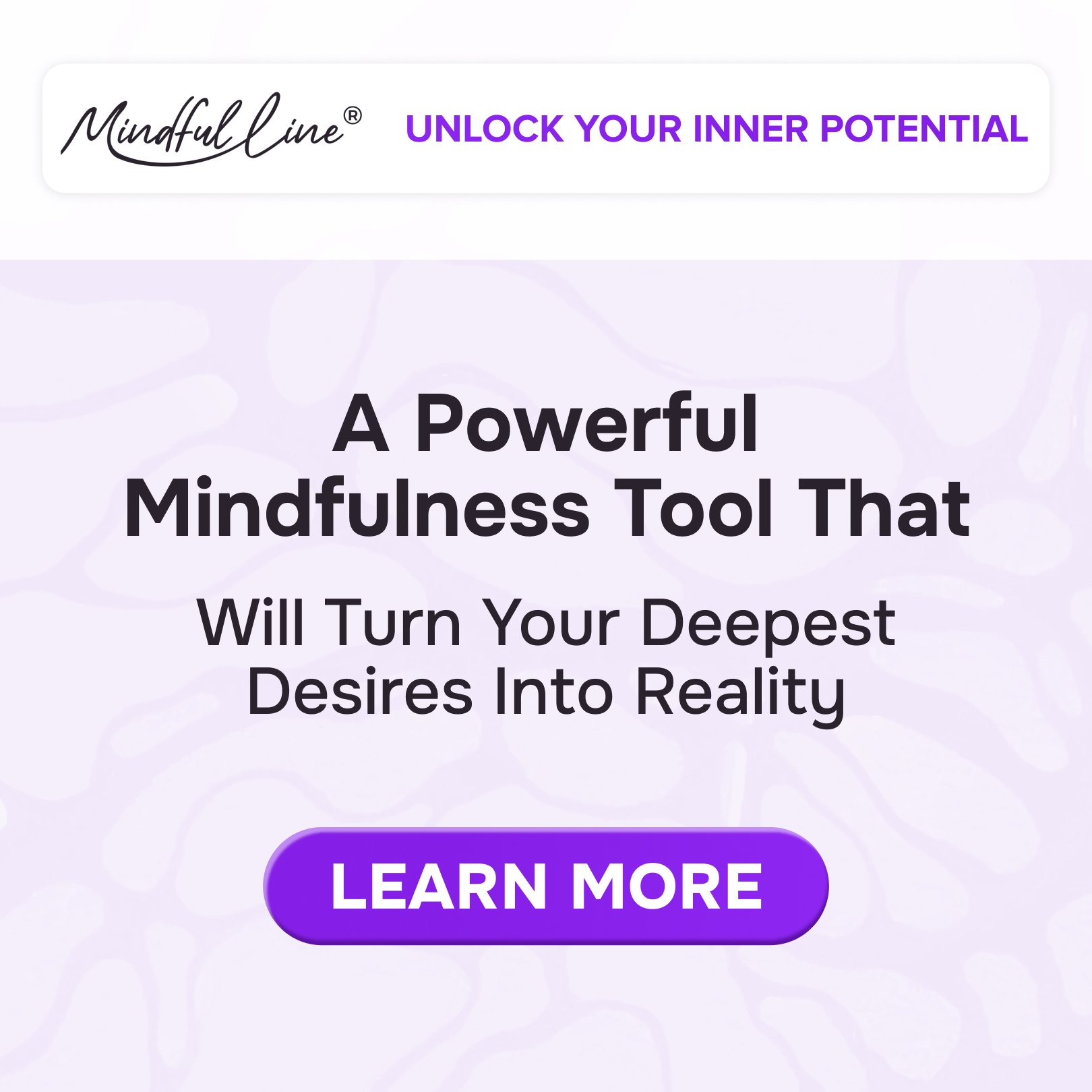 Mindful Line Facebook ad