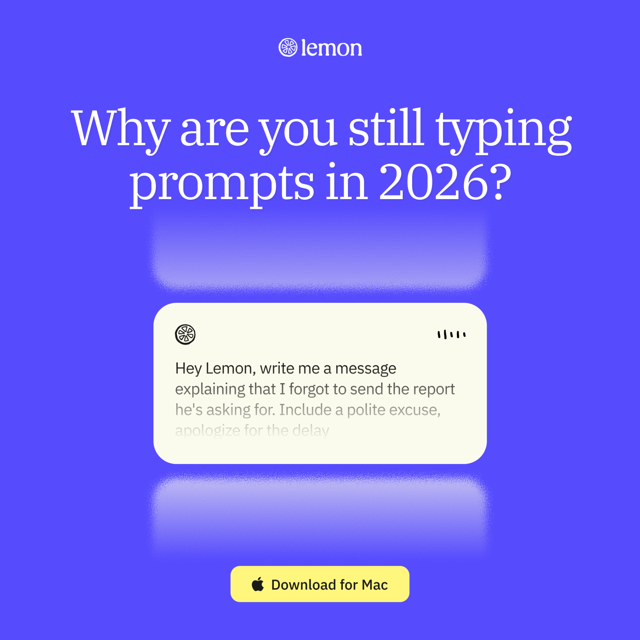 Hey Lemon.AI Facebook ad