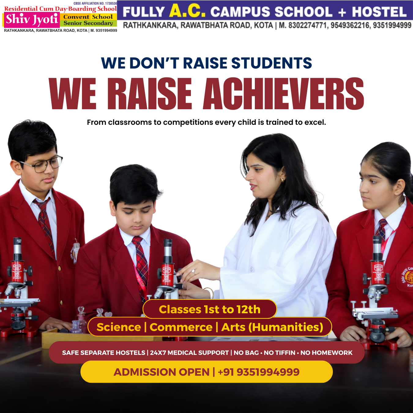 Shiv Jyoti Convent School Facebook ad