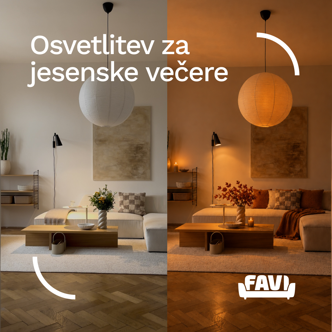 FAVI.si Facebook ad: Poiščite popolno svetilo na FAVI.