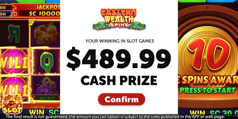 Eastern Wealth Spins Facebook ad: Ordinary day. Extraordinary night.