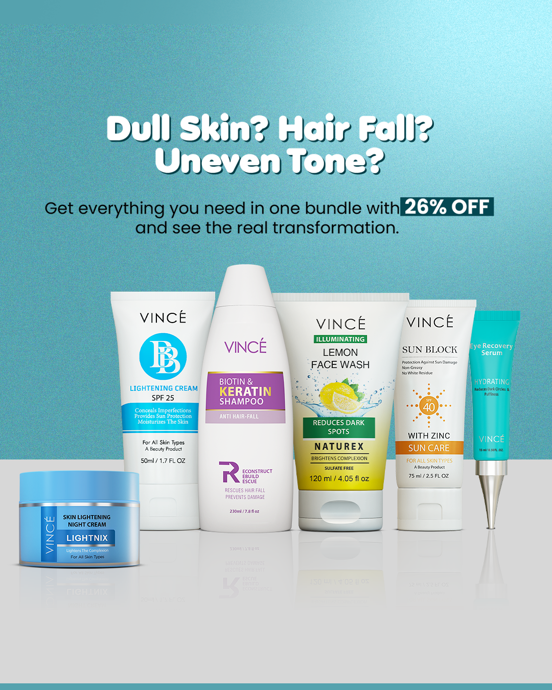 Vince Beauty Facebook ad