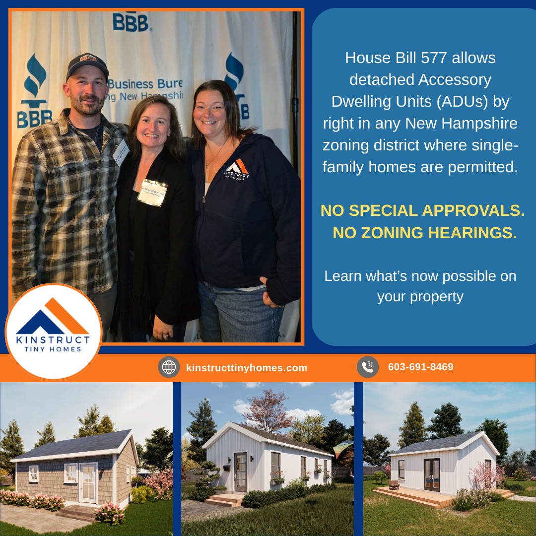 Kinstruct Tiny Homes - New Hampshire's #1 Tiny Home Builder Facebook ad