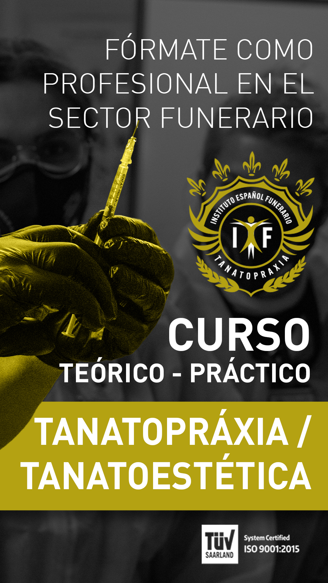 Instituto Español Funerario Facebook ad from Feb 14, 2024