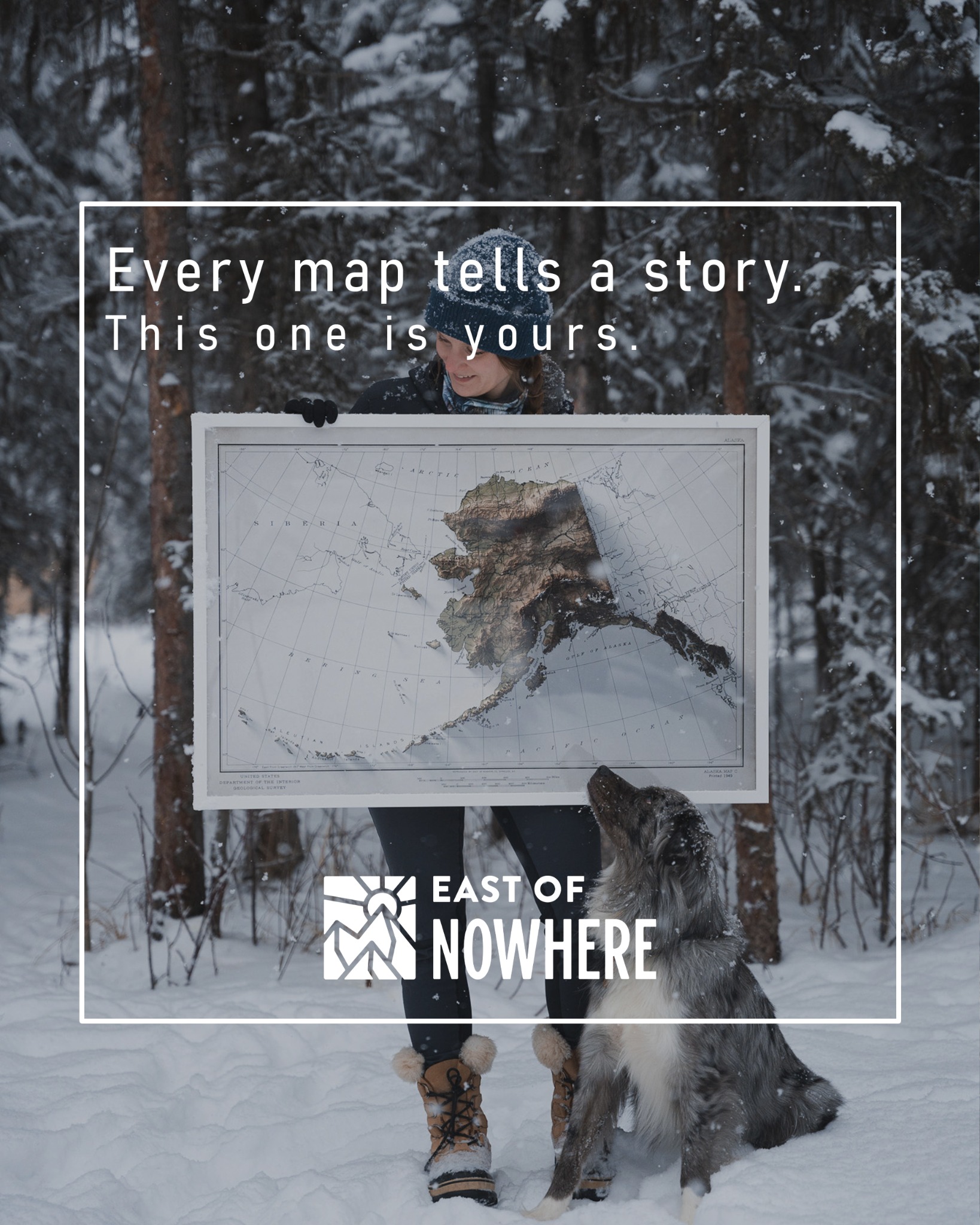 East of Nowhere Maps Facebook ad from Mar 12, 2026